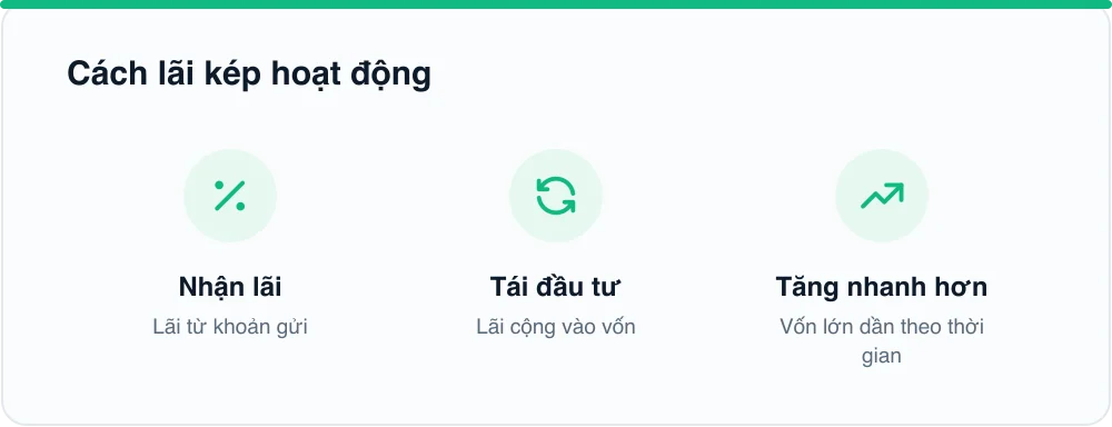Cách lãi kép hoạt động