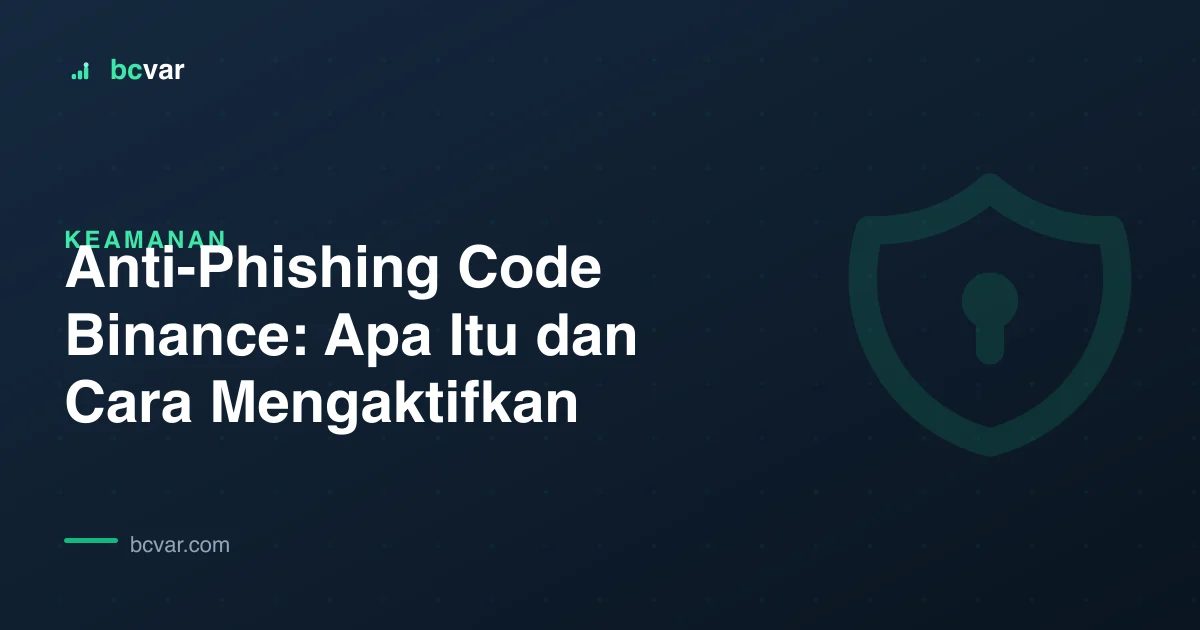 Anti-Phishing Code Binance: Apa Itu dan Cara Mengaktifkan